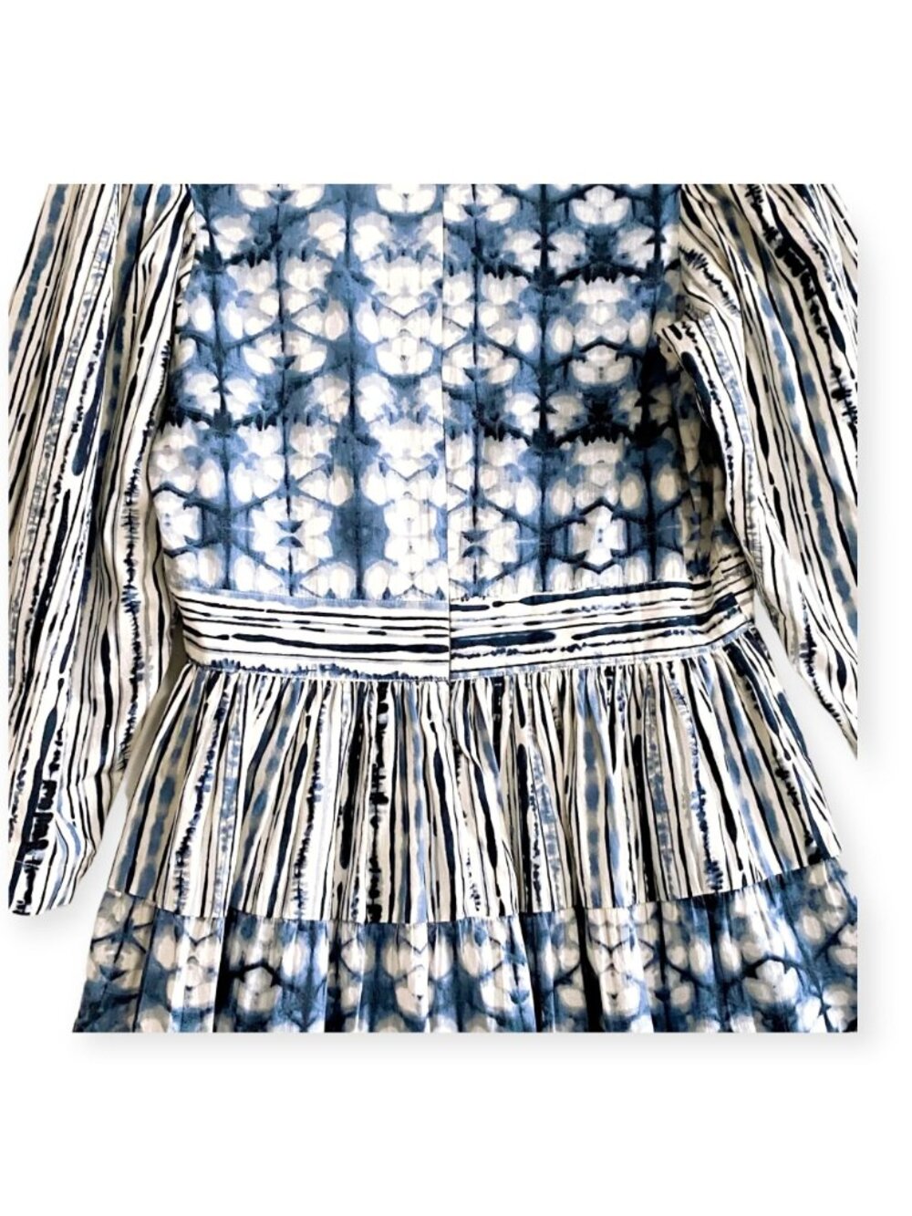 Anthropologie Behati Blue Print Mini Dress size S, NWT - Picture 13 of 16